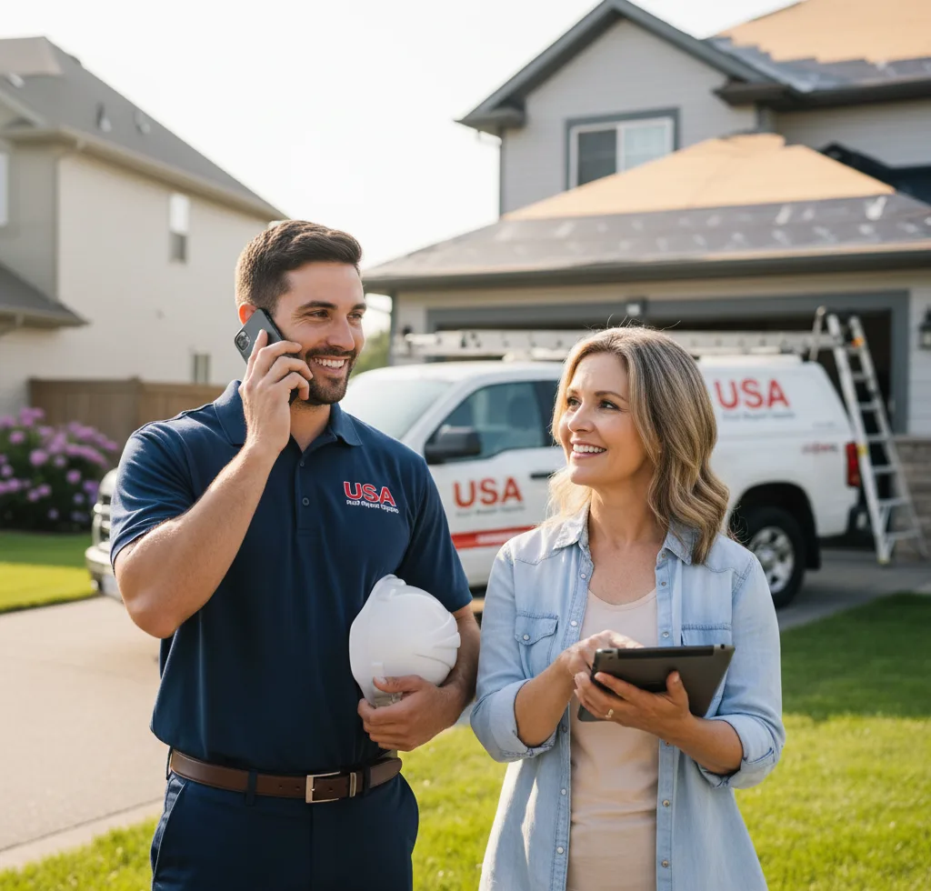 USA Roof Repair Experts customer support in Inman